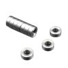 10pcs MR84 ZZ 4x8x3mm Miniature Ball Bearings Compatible with Small Motors, Power Tools, RC Models, Office and Similar Applications view 1