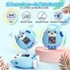 Silicone Case for Tamagotchi Paradise Accessories - 2Pcs Screen Protector with Soft Stand Up Cover Carrying Lanyard and Knob Cover for Tamagotchi Paradise Sleeve Toy (Blue) view 2