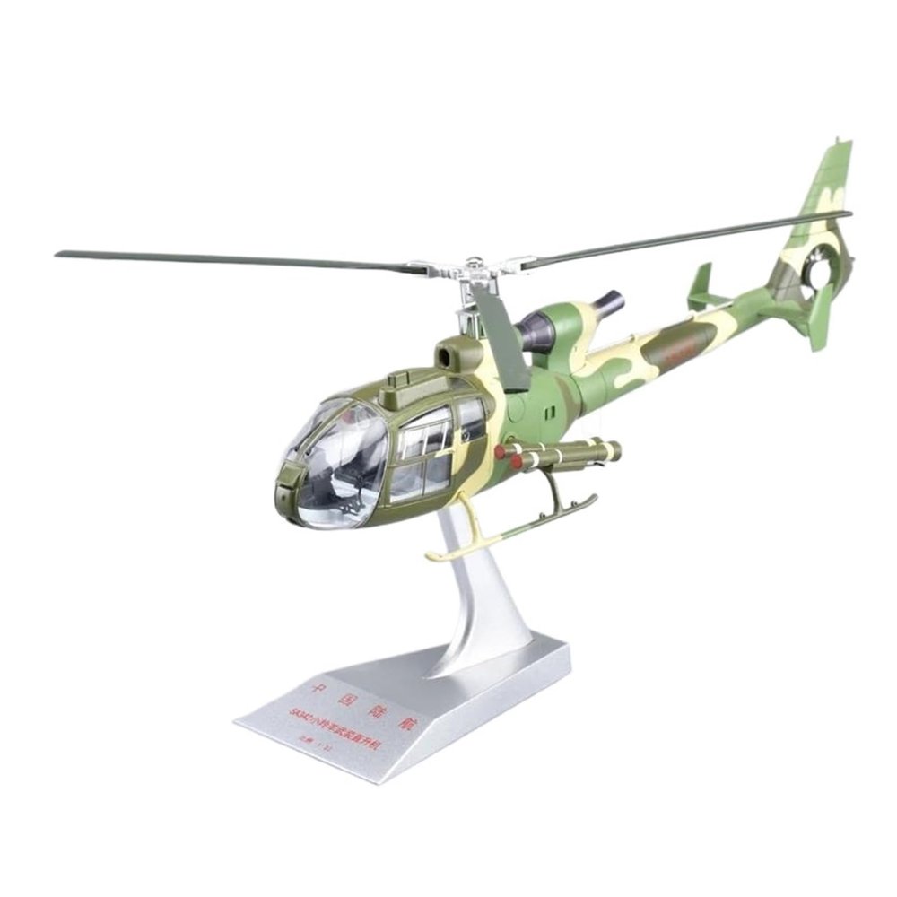 1/32 for SA341/342 Helicopter Scale Replica Model Aircraft Model A Toy Surprise for A Friend Metal Airplane
