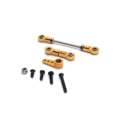 RC Car Upgrade Part For WLtoys 284131 K969 K979 K989 K999 P929 P939 1/28 Front Steering Link 28T Servo Arm RC Car Upgrade Replacements Parts(Yellow)