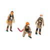 1/64 Firefighter Figures Realistic Diorama Action Figures Tiny People Model for Photography Props Micro Landscapes Diorama, Style A view 1