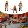 1/64 Firefighter Figures Realistic Diorama Action Figures Tiny People Model for Photography Props Micro Landscapes Diorama, Style A view 3