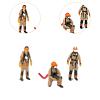 1/64 Firefighter Figures Realistic Diorama Action Figures Tiny People Model for Photography Props Micro Landscapes Diorama, Style A view 4