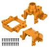 Aluminum Alloy Gearbox for HSP 94122/94177/94188, RC Metal Gearbox, Durable Front and Rear Gear Box with 15 Screws, Upgrade Part for 1/10 HSP Remote Control Car and Gasoline Vehicl (Gold) view 1