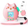 Silicone Case for Tamagotchi Paradise Accessories - 2Pcs Screen Protector with Soft Stand Up Cover Carrying Lanyard and Knob Cover for Tamagotchi Paradise Sleeve Toy (Pink) view 1