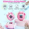 Silicone Case for Tamagotchi Paradise Accessories - 2Pcs Screen Protector with Soft Stand Up Cover Carrying Lanyard and Knob Cover for Tamagotchi Paradise Sleeve Toy (Pink) view 3