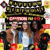 18th Birthday Decorations for Boys Girls, Caution Logos Happy 18th Birthday Party Decorations, 18th Birthday Banner, Foil Balloons 18, Backdrop, Balloons, Hanging Swirls, Birthday Cards Set 45pcs view 2