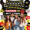 18th Birthday Decorations for Boys Girls, Caution Logos Happy 18th Birthday Party Decorations, 18th Birthday Banner, Foil Balloons 18, Backdrop, Balloons, Hanging Swirls, Birthday Cards Set 45pcs view 3