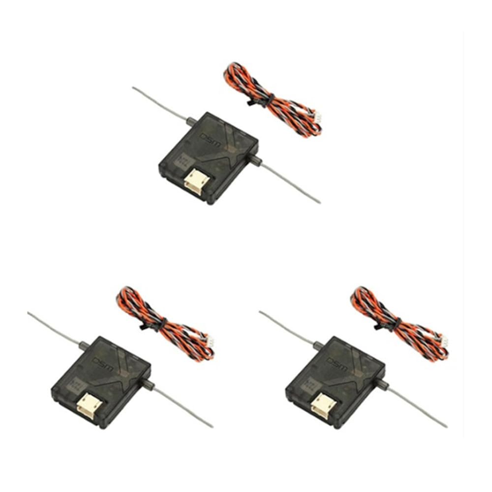 Yaregelun 3 X DSMX Receiver Satellite for AR6210 AR8000 AR9020 AR12120 Receiver