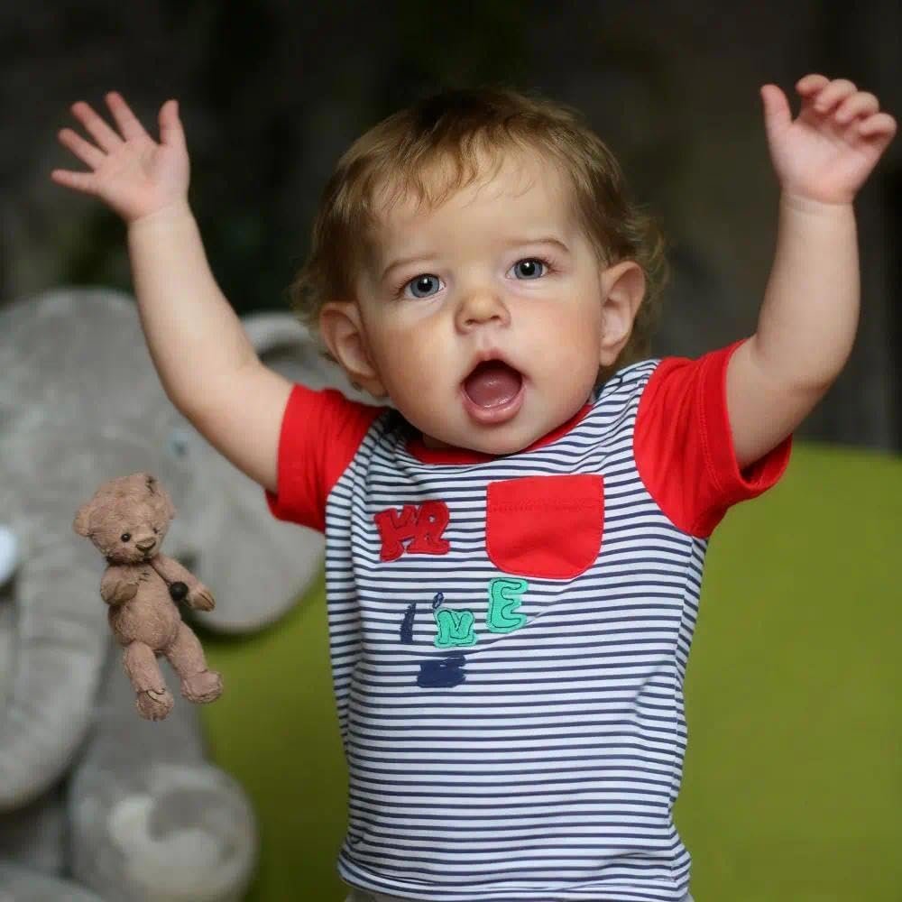 Anano Reborn Baby Doll Silicone Full Body Boy 20inch Baby Doll for 2+ Year Old Boy Real Life Babys Dolls Silicone Full Body Boys Realistic Newborn Babys Dolls Boys