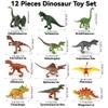 12Pcs Dinosaur Toy Set Realistic Mini Dinosaur Figurines Perfect Birthday Party Gift for Boys and Girls view 4