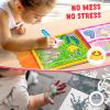 JoyCat Reusable Water Coloring Book for Toddlers 3-5, 14 Pages Number Tracing Magic Water Drawing Book, Mess-Free Preschool Learning Toys, Educational Gift for Boys Girls view 3