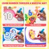 JoyCat Reusable Water Coloring Book for Toddlers 3-5, 14 Pages Number Tracing Magic Water Drawing Book, Mess-Free Preschool Learning Toys, Educational Gift for Boys Girls view 4