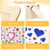 16 Count Photo Frame Craft Set, Unfinished Wooden Frames, Markers and Stickers for 5 X 7 in Pictures, Ideal for Classrooms and Family Fun view 2