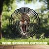 10-Inch Metal Wind Spinner Tabby Cat 3D Pet Wind Spinner, Unique Metal Hanging Kinetic Wind Sculpture Ornament Gifts for Women Yard Art Garden Patio Lawn Indoor Outdoor Decor view 4