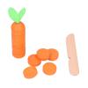 AETHYLC Carrot Blocks Wooden Simulation Radish Building Blocks Early Childhood Education Cognitive Interactive Educational ToysCarrot Diced view 1
