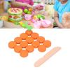 AETHYLC Carrot Blocks Wooden Simulation Radish Building Blocks Early Childhood Education Cognitive Interactive Educational ToysCarrot Diced view 2