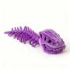 3D Plush Dinosaur Costume,Funny Dinosaur Skeleton T-Rex Helmet Costume Spine Extension,Holiday Dino Gift Idea (Purple,45") view 2