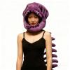 3D Plush Dinosaur Costume,Funny Dinosaur Skeleton T-Rex Helmet Costume Spine Extension,Holiday Dino Gift Idea (Purple,45") view 3