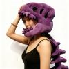 3D Plush Dinosaur Costume,Funny Dinosaur Skeleton T-Rex Helmet Costume Spine Extension,Holiday Dino Gift Idea (Purple,45") view 4