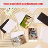 100/500/1000 Sets Fridge Magnet Button Maker Supplies - 3x2inch & 3.5x2.5inch Rectangular Button Components for Button Maker Machine, 500 Sets (90x65mm) view 2