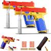 2Pcs Tactical DIY Building Block Handle Set, Funny DIY Building Blocks Kit with Display Stand for Adults, Creative Construction Grip Kit view 1
