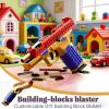 2Pcs Tactical DIY Building Block Handle Set, Funny DIY Building Blocks Kit with Display Stand for Adults, Creative Construction Grip Kit view 2