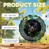 10-Inch Metal Wind Spinner Panther in Jungle 3D Wildlife Wind Spinner, Unique Metal Hanging Kinetic Wind Sculpture Ornament Gifts for Women Yard Art Garden Patio Lawn Indoor Outdoor Decor (1) view 3