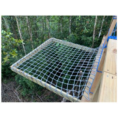 Heavy-Duty Climbing Net for Kids - 3 * 3.0m Versatile Indoor & Outdoor Cargo Rope Net for Balcony & Railing, Durable Polyester Fiber, Fun Climbing Decor for Active Play
