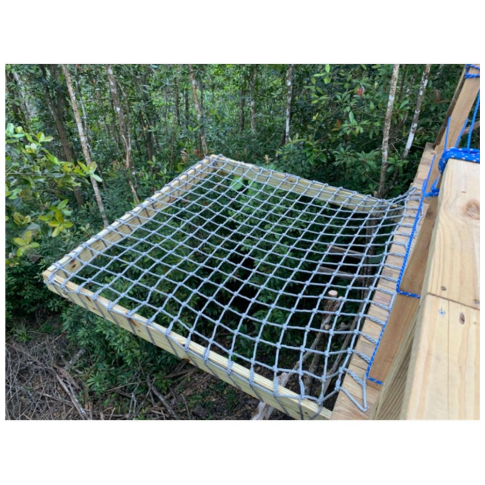 Heavy-Duty Climbing Net for Kids - 3 * 3.0m Versatile Indoor & Outdoor Cargo Rope Net for Balcony & Railing, Durable Polyester Fiber, Fun Climbing Decor for Active Play