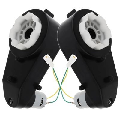 2pcs RS555 24V DC Motor Gearbox, 18000-40000 RPM, for Ride On Toy Car and Remote Control Vehicles(40000)
