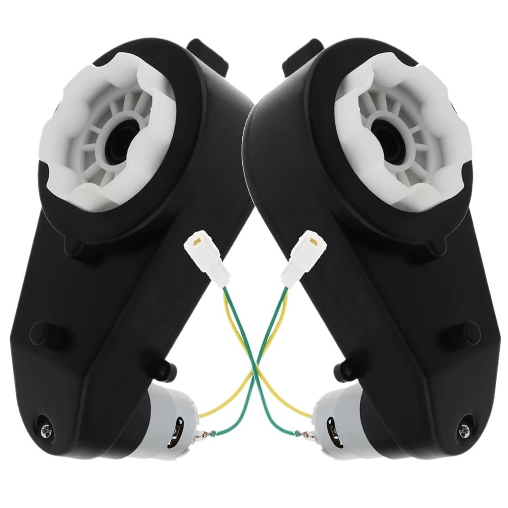 2pcs RS555 24V DC Motor Gearbox, 18000-40000 RPM, for Ride On Toy Car and Remote Control Vehicles(40000)