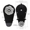 2pcs RS555 24V DC Motor Gearbox, 18000-40000 RPM, for Ride On Toy Car and Remote Control Vehicles(40000) view 3
