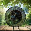 10-Inch Metal Wind Spinner Panther in Jungle 3D Wildlife Wind Spinner, Unique Metal Hanging Kinetic Wind Sculpture Ornament Gifts for Women Yard Art Garden Patio Lawn Indoor Outdoor Decor (2) view 2