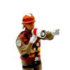 DYNWAVE 1/64 Firefighter Figures Realistic Mini, Tiny People Model for Miniature Scene Layout Accessories Decor, Calling Out view 3