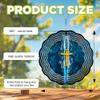10-Inch Metal Wind Spinner Propeller Plane Upon Ocean 3D Landscape Wind Spinner, Unique Metal Hanging Kinetic Wind Sculpture Ornament Yard Art Garden Patio Lawn Indoor Outdoor Decor (2) view 3