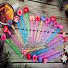 24 Packs Mini Bulk Heart Valentine's Day Theme Bubble Wands for School Classroom Party Supplies view 3