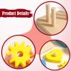 DYNWAVE Wooden Sorting Stacking Toy Learning Activities,Sturdy,Educational,Shape Sorter Toy for Children 1-3 Year Old, 3 in 1 view 2