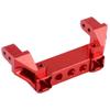 Aluminium Alloy Rear Bumper Mount for - 4 RC Crawler Car, Heavy Duty CNC Machined Bracket, Anodized Surface Servo Mount with Easy Installation, Durable Replacement Part (F8237R red) view 1