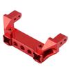 Aluminium Alloy Rear Bumper Mount for - 4 RC Crawler Car, Heavy Duty CNC Machined Bracket, Anodized Surface Servo Mount with Easy Installation, Durable Replacement Part (F8237R red) view 2