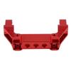 Aluminium Alloy Rear Bumper Mount for - 4 RC Crawler Car, Heavy Duty CNC Machined Bracket, Anodized Surface Servo Mount with Easy Installation, Durable Replacement Part (F8237R red) view 3