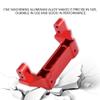 Aluminium Alloy Rear Bumper Mount for - 4 RC Crawler Car, Heavy Duty CNC Machined Bracket, Anodized Surface Servo Mount with Easy Installation, Durable Replacement Part (F8237R red) view 4