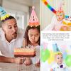BCOATH 10pcs Birthday Cone Hats Party Headwear with Ball Top Lightweight Paper Caps for Boys Festival Supplies Fun Celebration Decorations view 4