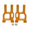 2Pcs Front Swing Arm for LC Racing PTG - 2 1/10 RC Car, Aluminum Alloy Remote Control Car Accessories, Upgrade Front Swing Arm with Smooth Running and Improved Performance, Durable (Gold) view 1