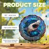 10-Inch Metal Wind Spinner Great White Shark 3D Marine Life Wind Spinner, Unique Metal Hanging Kinetic Wind Sculpture Ornament Gifts for Women Yard Art Garden Patio Lawn Indoor Outdoor Decor (2) view 3