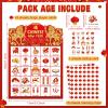 Liliful 35 Pcs Chinese Lunar New Year Bingo 24 Players Spring Festival Bingo Cards 2026 Year of The Horse Games for Family Activities Holiday Favors Supplies(Zodiac Horse) view 2