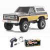 FCX24 FMS 1/24 K5 Chevy Blazer RC Crawler Officially Licensed, Mini RC Car Pick Up Truck & SUV 2 in 1, 4WD 8km/h 2 Speeds Switch, Off-Road RC Model with LED Lights for Adults (Brown) view 1