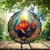10-Inch Metal Wind Spinner Marine Fish 3D Marine Life Wind Spinner, Unique Metal Hanging Kinetic Wind Sculpture Ornament Gifts for Women Yard Art Garden Patio Lawn Indoor Outdoor Decor view 2