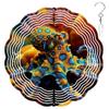 10-Inch Metal Wind Spinner Blue-Ringed Octopus 3D Marine Life Wind Spinner, Unique Metal Hanging Kinetic Wind Sculpture Ornament Gifts for Women Yard Art Garden Patio Lawn Indoor Outdoor Decor view 1