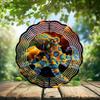 10-Inch Metal Wind Spinner Blue-Ringed Octopus 3D Marine Life Wind Spinner, Unique Metal Hanging Kinetic Wind Sculpture Ornament Gifts for Women Yard Art Garden Patio Lawn Indoor Outdoor Decor view 2
